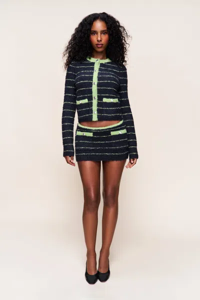 Danielle Guizio Ny Carline Mini Skirt In Multi
