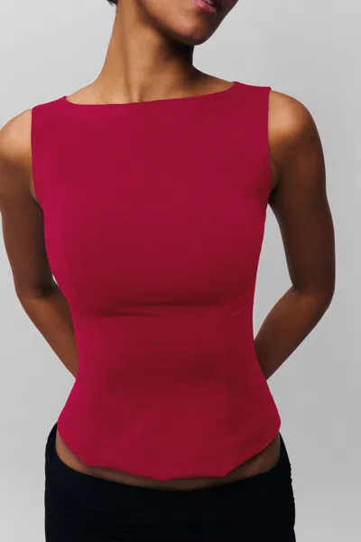 Danielle Guizio Ny Daye Top In Pink