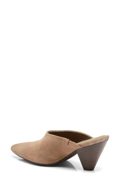 Free People Stellar Mules Faded Saddle Suede In Neutral
