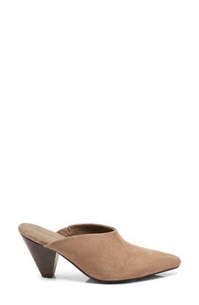 Free People Stellar Mules Faded Saddle Suede In Neutral