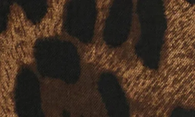 Marina Rinaldi Print Drape Top In Brown