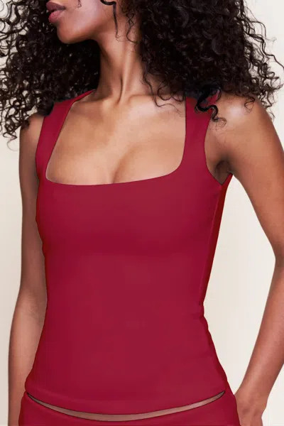 Danielle Guizio Ny Full Length Celestial Top In Red