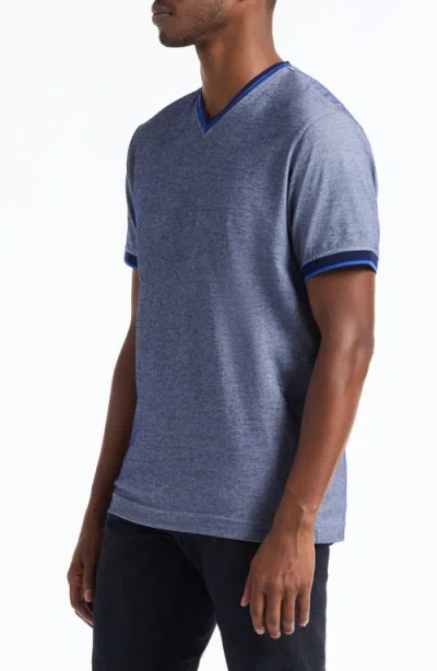 Robert Graham Holton Short Sleeve T-shirt In Blue