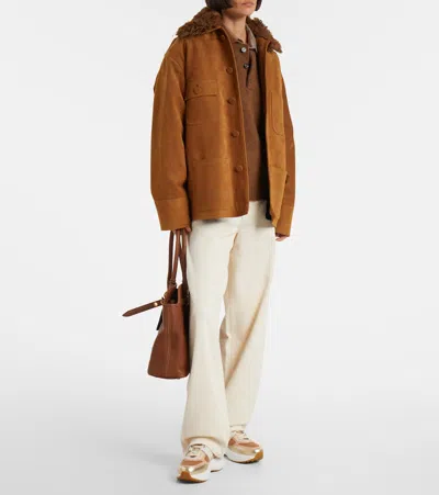 Tod's Sneakers In Fabric And Suede Leather In Pink