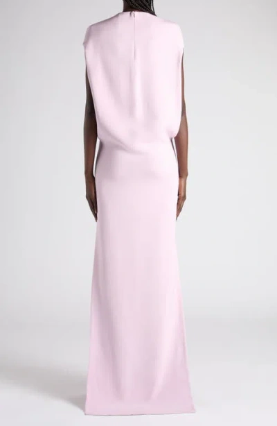 Tom Ford Stretch Silk Georgette Evening Gown In Pink