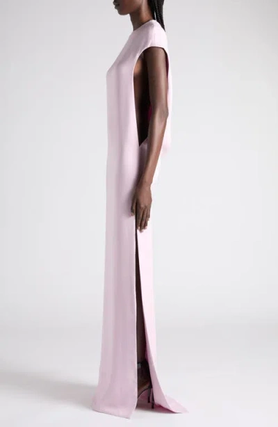 Tom Ford Stretch Silk Georgette Evening Gown In Pink