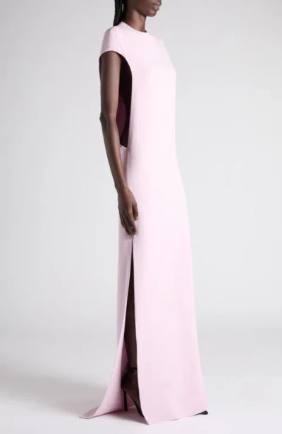Tom Ford Stretch Silk Georgette Evening Gown In Pink