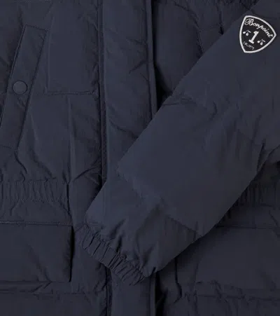 Bonpoint Jorgie Parka Coat In Blue