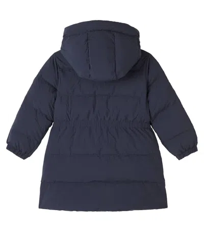 Bonpoint Jorgie Parka Coat In Blue