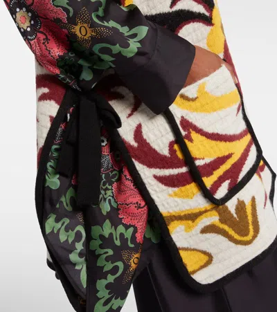 La Doublej In My Power Patterned Cape In Multi