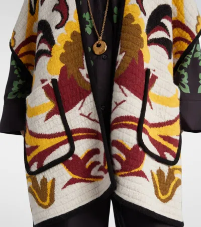 La Doublej In My Power Patterned Cape In Multi