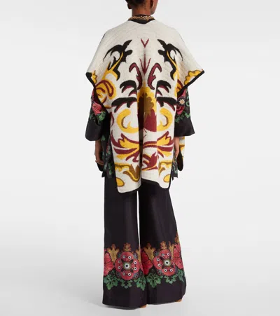 La Doublej In My Power Patterned Cape In Multi