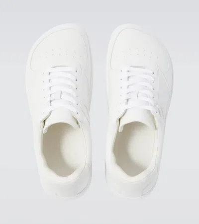 Loewe Jambo Sneaker In Soft Grained Calfskin Sneakers White In White