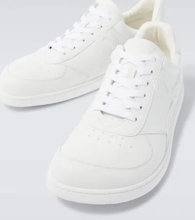 Loewe Jambo Sneaker In Soft Grained Calfskin Sneakers White In White