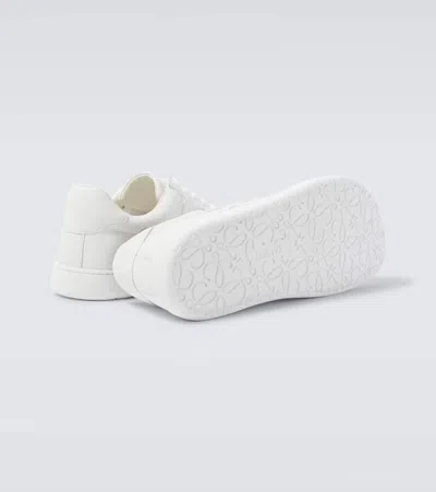 Loewe Jambo Sneaker In Soft Grained Calfskin Sneakers White In White