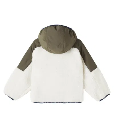 The New Society Ninette Faux Shearling-trimmed Jacket In Multi