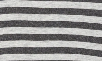 Mm By Max Mara Blasy Stripe Mock Neck Top In Black