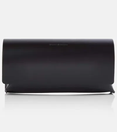 Saint Laurent Rectangle-frame Tortoiseshell Acetate And Gold-tone Sunglasses In Brown