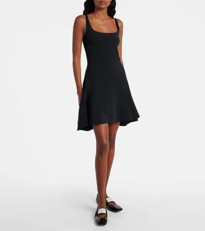 Givenchy Sliced Square Label Patent Leather Ballerina Flats In Black