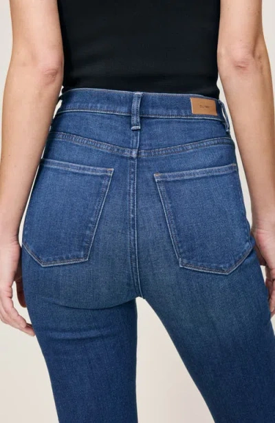 Dl1961 Rachel High Rise Flare Jeans In Santa Monica In Blue