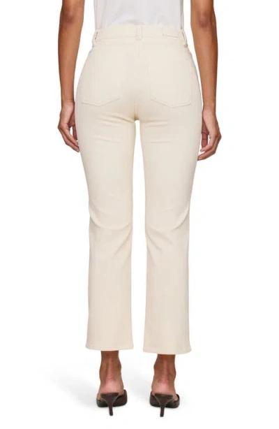 Dl1961 Bridget Instasculpt Raw Hem Ankle Bootcut Jeans In White