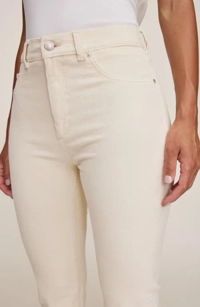 Dl1961 Bridget Instasculpt Raw Hem Ankle Bootcut Jeans In White