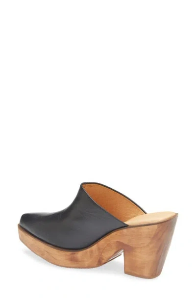 Cordani Pointed Toe Platform Mule In Blue