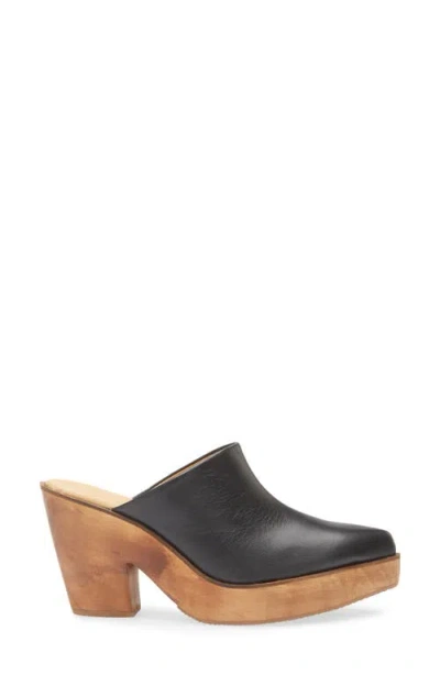 Cordani Pointed Toe Platform Mule In Blue