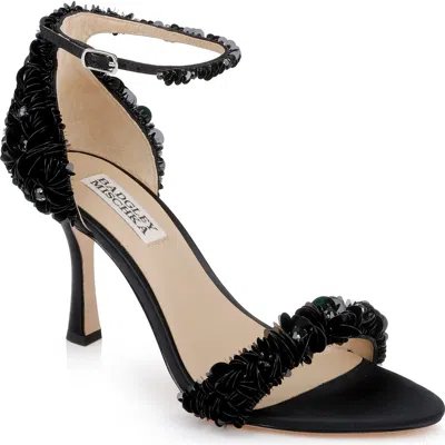 Badgley Mischka Collection Ankle Strap Sandal In Black