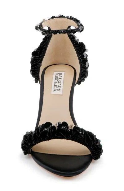 Badgley Mischka Collection Ankle Strap Sandal In Black