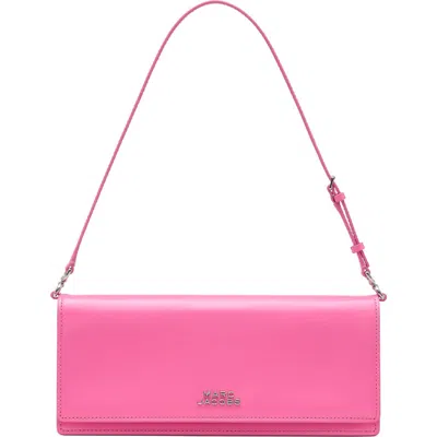 Marc Jacobs The Mirror Shoulder Leather Bag In Pink