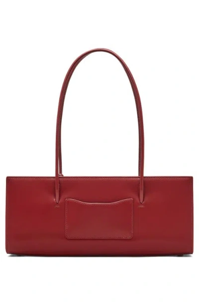 Marc Jacobs The Satchel Bag Double Handles In Burgundy