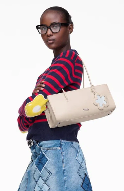 Marc Jacobs The Mirror Satchel Shoulder Bag In Neutral