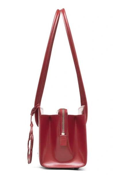 Marc Jacobs The Satchel Bag Double Handles In Burgundy