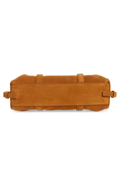 Alexander Mcqueen Mcqueen Small Farringdon Suede Satchel In Multi