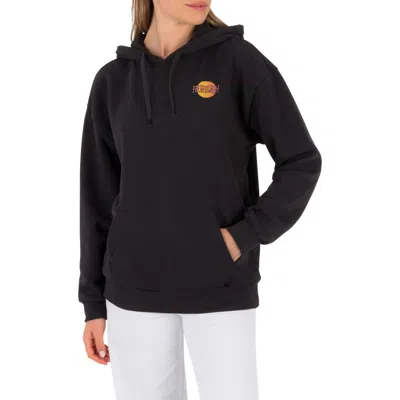 Hurley Forever Oversize Graphic Hoodie In Black