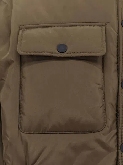 Dsquared2 Buttoned Flap-pocket Jacket In Brown