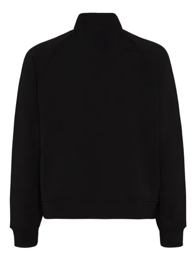 Dsquared2 Zip-up Sweatshirt In Black