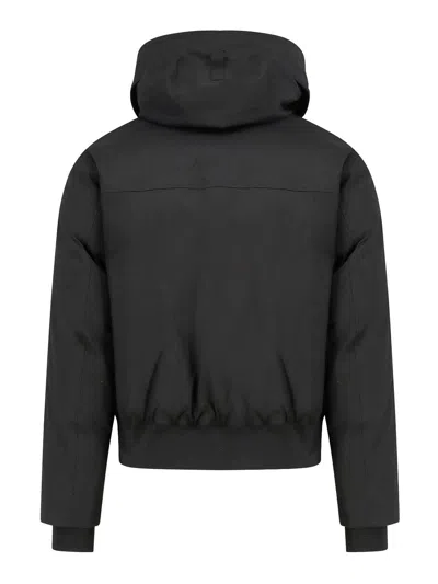 Dsquared2 Giubbino Techno Down Bomber In Nylon In Black