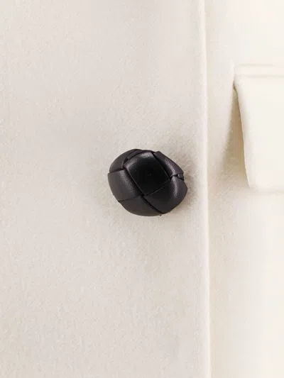 Givenchy Lapel Double-breasted Wool Coat Wide In White