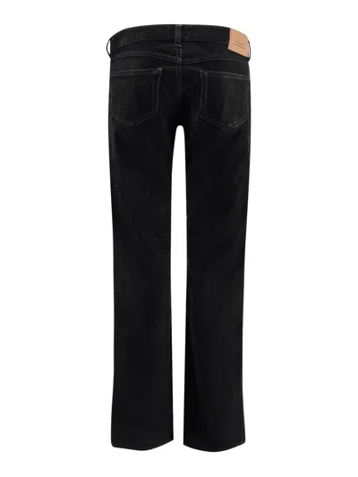 Isabel Marant Étoile Kelsie Five Pocket Trousers With Belt Loops In Black