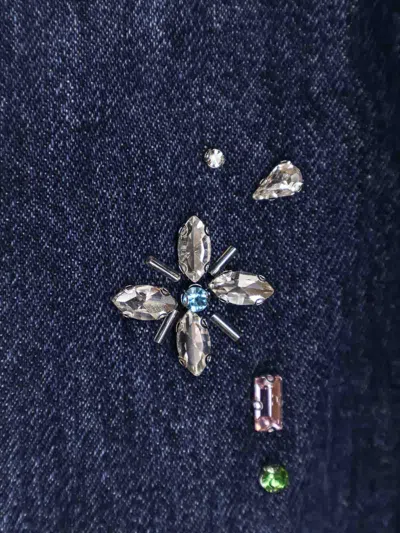 Self-portrait Self Portrait Jeans Blue In Blue