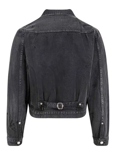 Enfants Riches Deprimes Type Vii Pin Assemblage Jacket In Grey Denim In Black