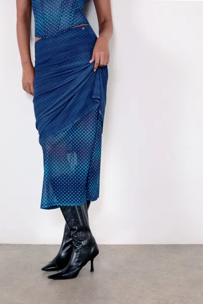 Fw25 Long Sleeve Tee + Maria Skirt In Blue