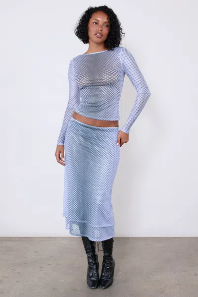 Fw25 Maria Skirt In Blue