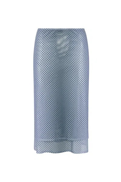 Fw25 Maria Skirt In Blue
