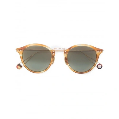 Ahlem 'gare Du Nord' Round Shaped Sunglasses In Brown