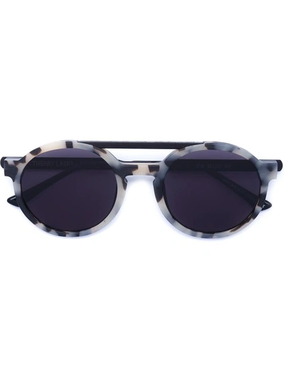 Shop Thierry Lasry X Dr. Woo Round Frame Sunglasses