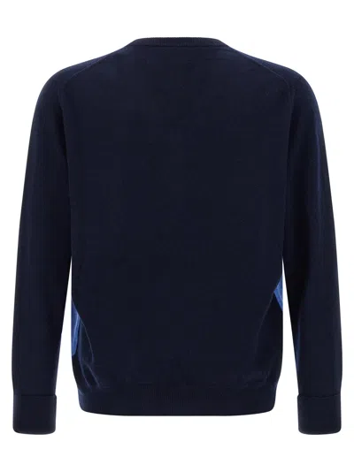 Ballantyne Argyle Pattern Sweater Sweaters And Cardigans Blue In Blue
