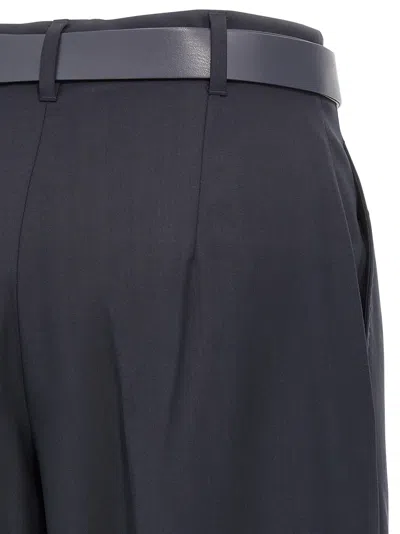 Max Mara Bergamo Pants Blue In Black